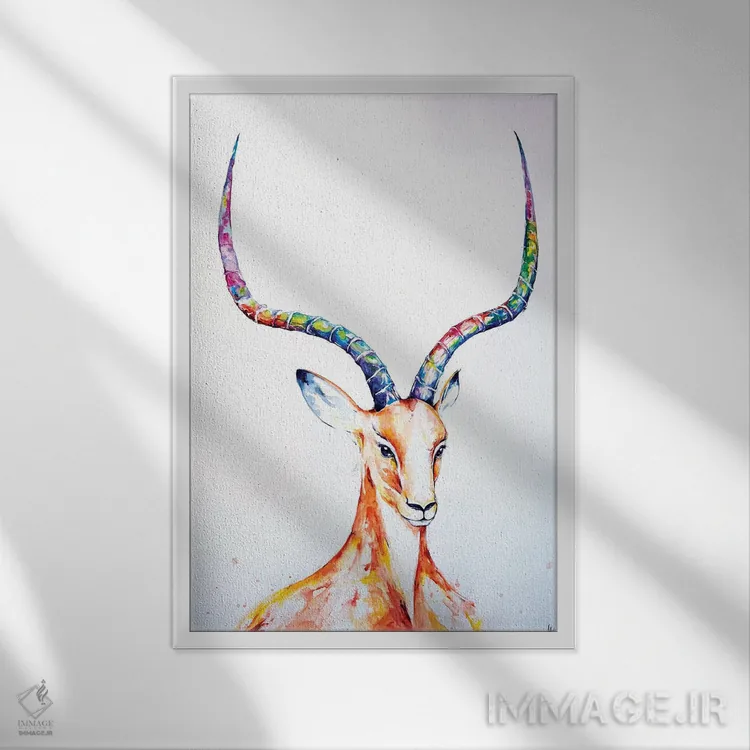 تابلو دکوراتیو قلعه اثر مارک آلانته - نمای قابدار سفید