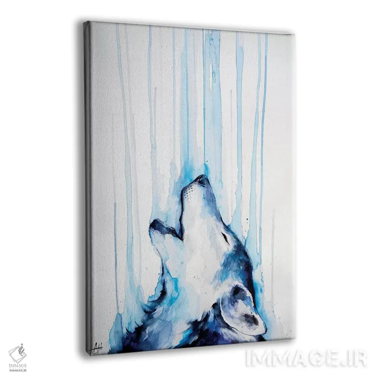 تابلو دکوراتیو زوزه اثر مارک آلانته - نمای پرسپکتیو محصول