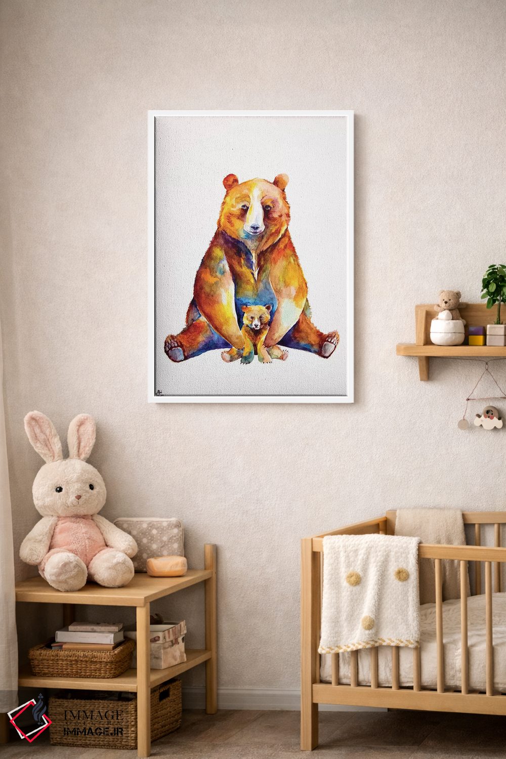 تابلو دکوراتیو ضروریات خرسی اثر مارک آلانته - D2W