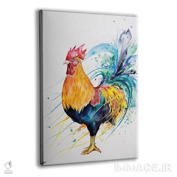 تابلو دکوراتیو توده هیزم اثر مارک آلانته - نمای پرسپکتیو محصول