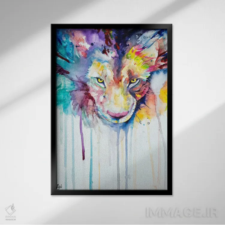 تابلو دکوراتیو سفئوس اثر مارک آلانته - نمای قابدار مشکی