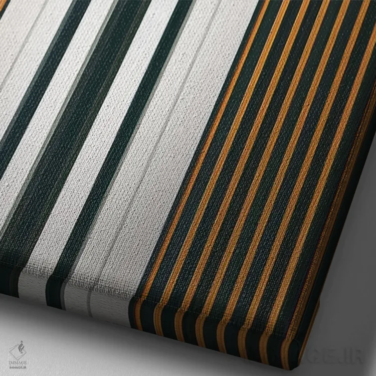 تابلو دکوراتیو ستون های اسلام اثر مارکوس هنن - نمای نزدیک بافت بوم