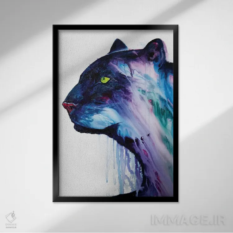 تابلو دکوراتیو اورفئوس اثر مارک آلانته - نمای قابدار مشکی