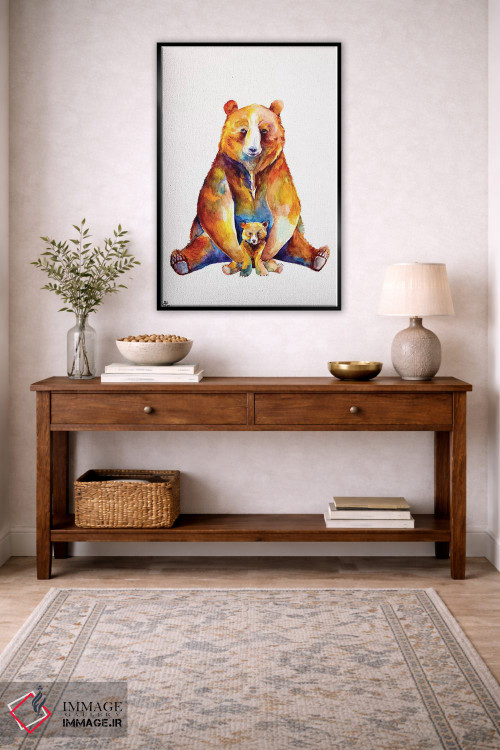 تابلو دکوراتیو ضروریات خرسی اثر مارک آلانته - D5B