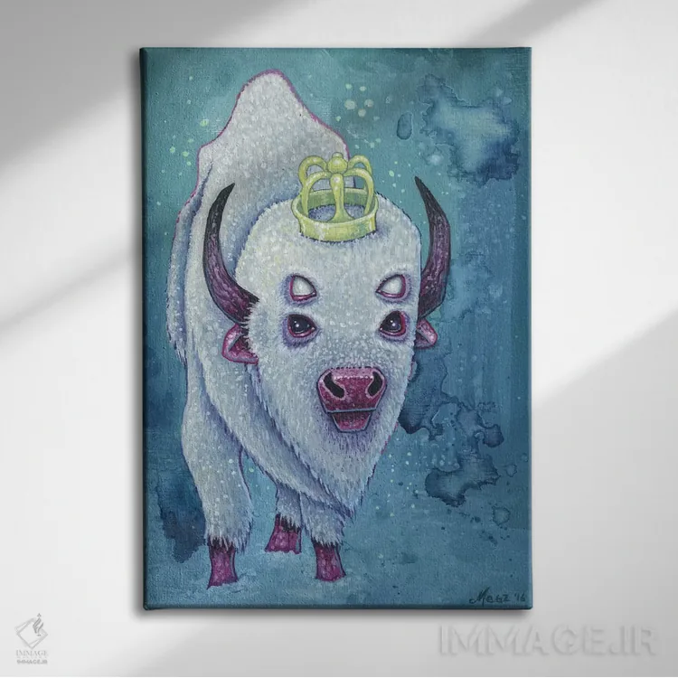 تابلو دکوراتیو بوری اثر مگان ماژوسکی - نمای روبهرو روی دیوار