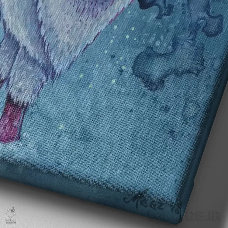 تابلو دکوراتیو بوری اثر مگان ماژوسکی - نمای نزدیک بافت بوم