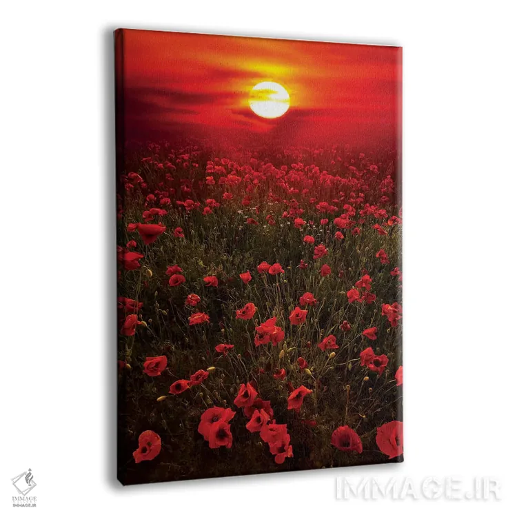 تابلو دکوراتیو غروب گرم اثر مارکو کارماسی - نمای پرسپکتیو محصول