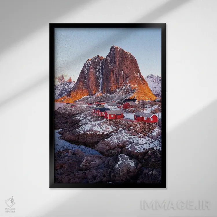 تابلو دکوراتیو همنوی اثر مارکو کارماسی - نمای قابدار مشکی