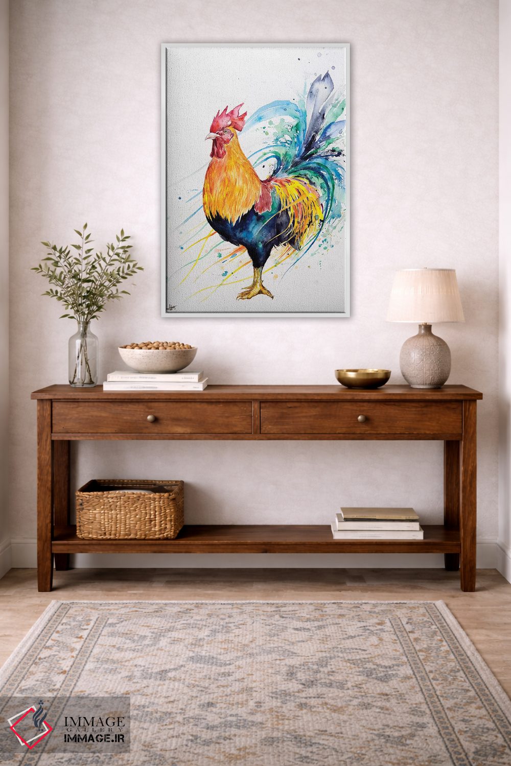 تابلو دکوراتیو توده هیزم اثر مارک آلانته - D3W