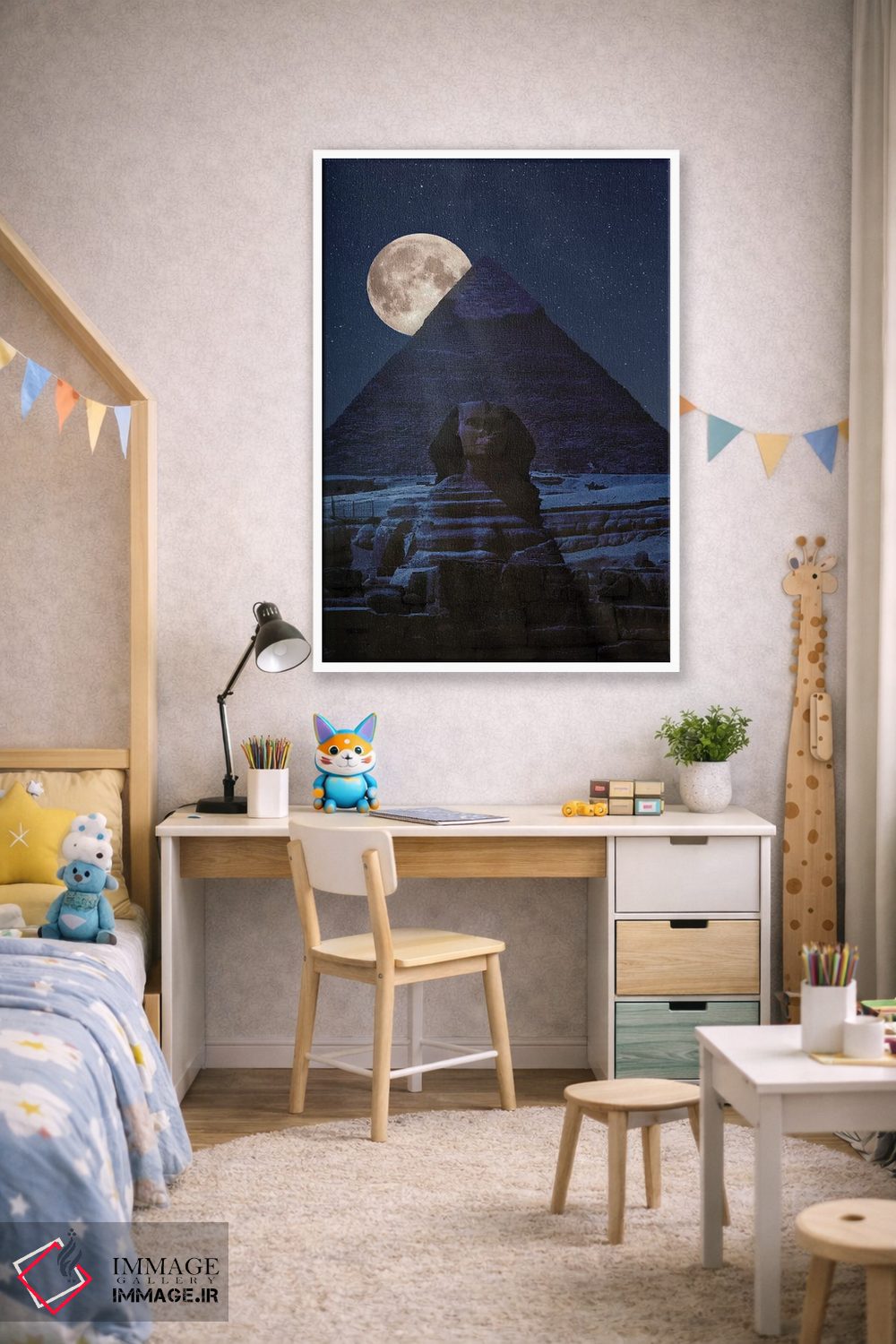 تابلو دکوراتیو سوی تاریک هرم اثر مارکو کارماسی - D1W