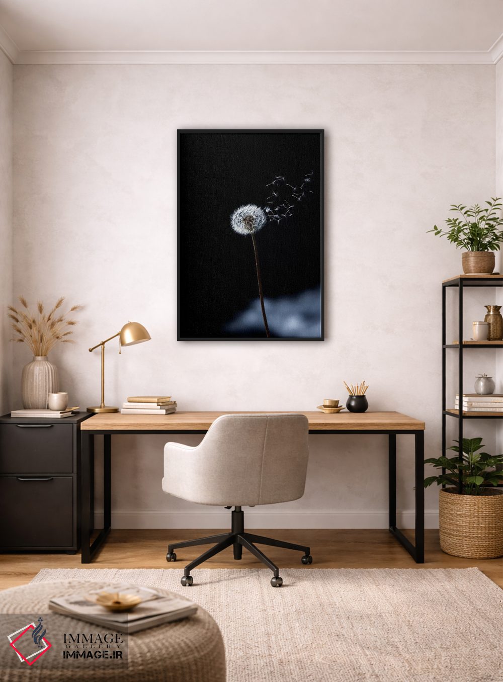 تابلو دکوراتیو تنها یک وزش باد اثر مارکو کارماسی - D3B