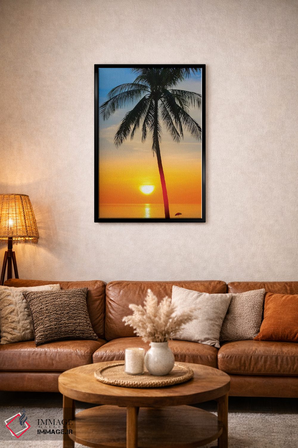 تابلو دکوراتیو غروب تایلند اثر مارکو کارماسی - D3B