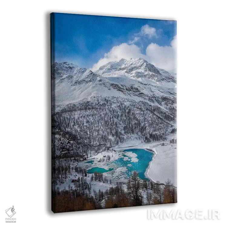 تابلو دکوراتیو قلب یخ زده اثر مارکو کارماسی - نمای پرسپکتیو محصول