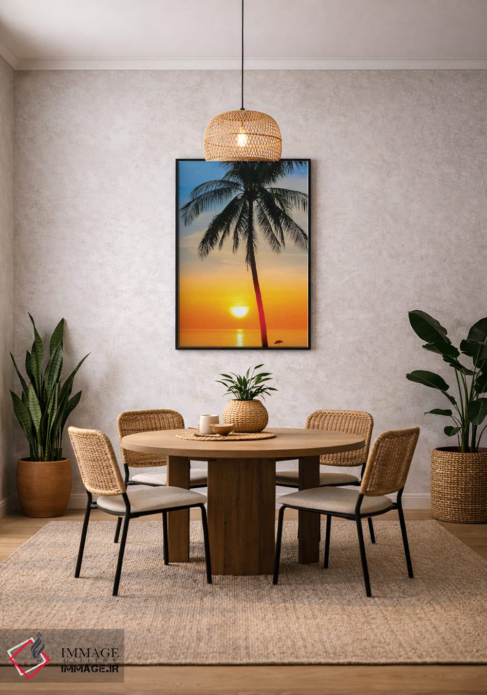تابلو دکوراتیو غروب تایلند اثر مارکو کارماسی - D4B