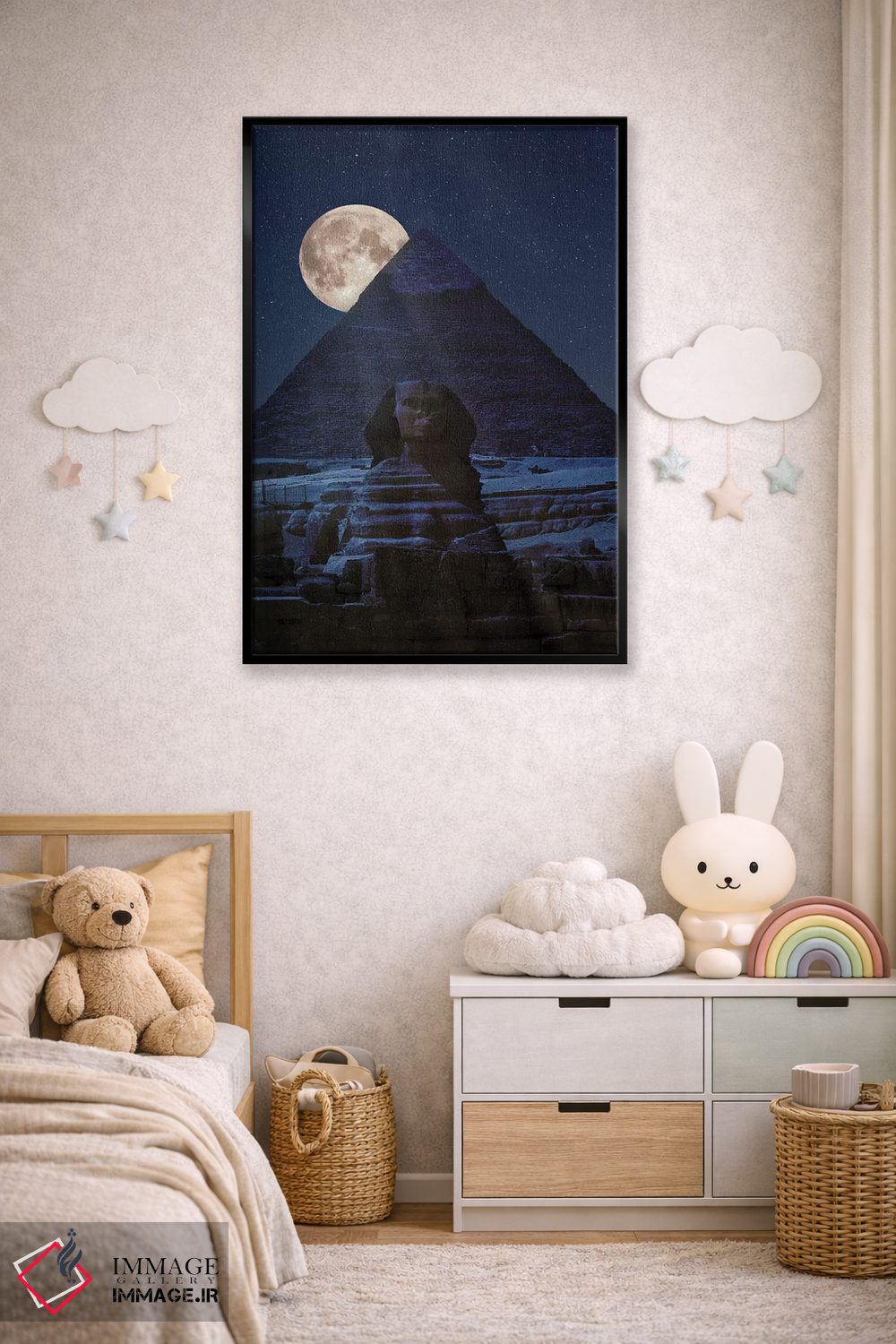 تابلو دکوراتیو سوی تاریک هرم اثر مارکو کارماسی - D6B