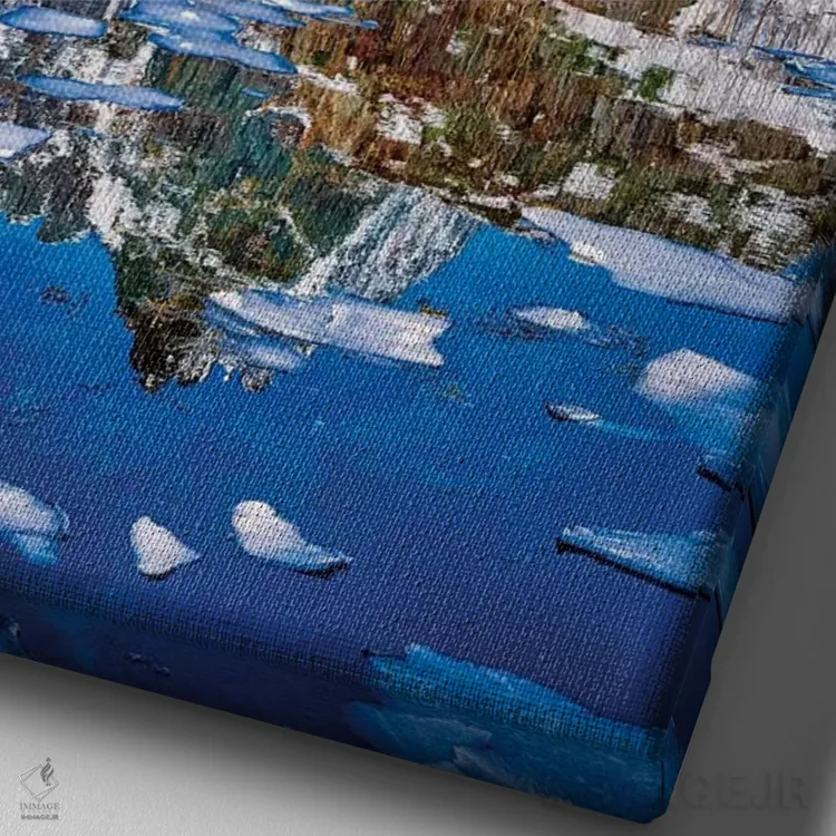 تابلو دکوراتیو انعکاس های خاص اثر مارکو کارماسی - نمای نزدیک بافت بوم