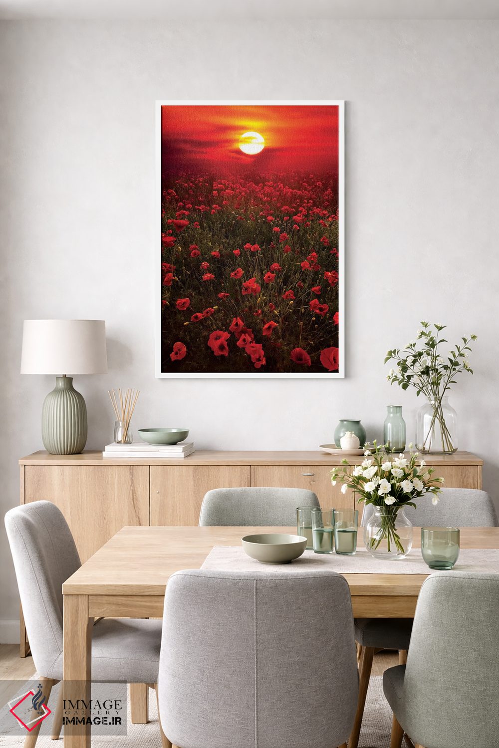 تابلو دکوراتیو غروب گرم اثر مارکو کارماسی - D5W