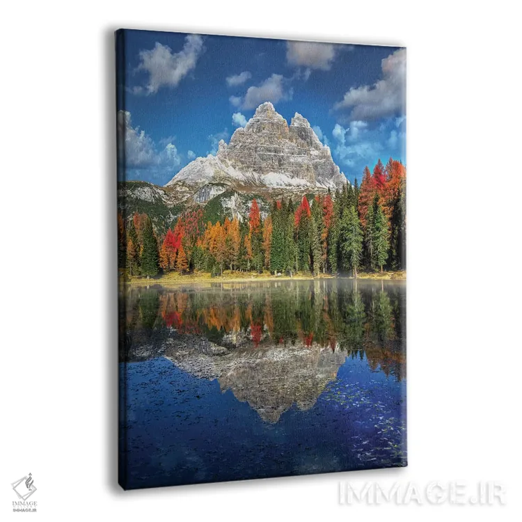 تابلو دکوراتیو تری چیمه لاواردو اثر مارکو کارماسی - نمای پرسپکتیو محصول