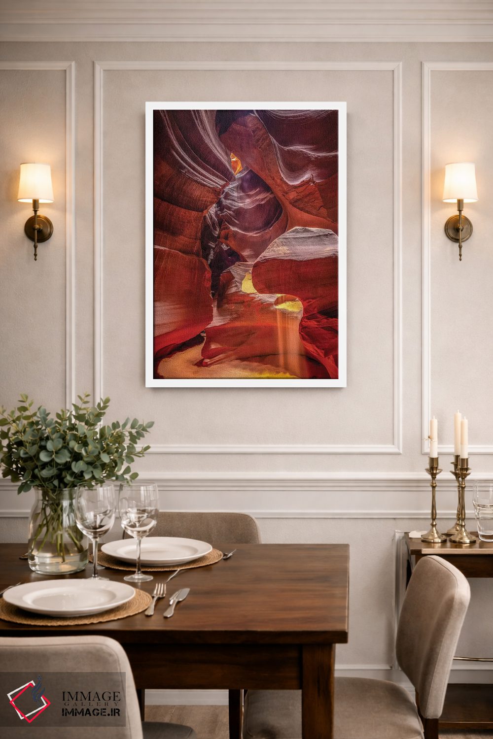 تابلو دکوراتیو شن طلایی اثر مارکو کارماسی - D1W