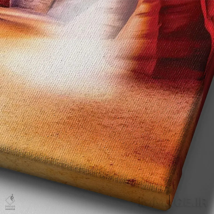 تابلو دکوراتیو شبح اثر مارکو کارماسی - نمای نزدیک بافت بوم