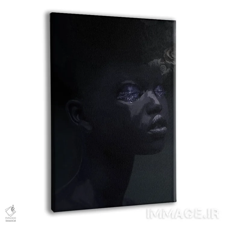 تابلو مدرن زیبایی سیاه XVII اثر مارسیا آلک - نمای پرسپکتیو محصول