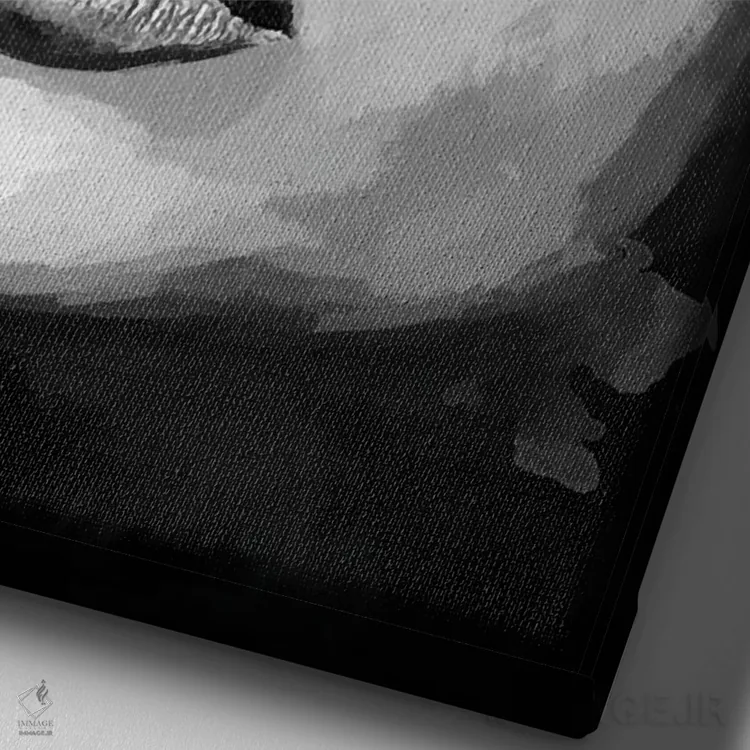 تابلو مدرن انتزاعی VII اثر مارسیا آلک - نمای نزدیک بافت بوم