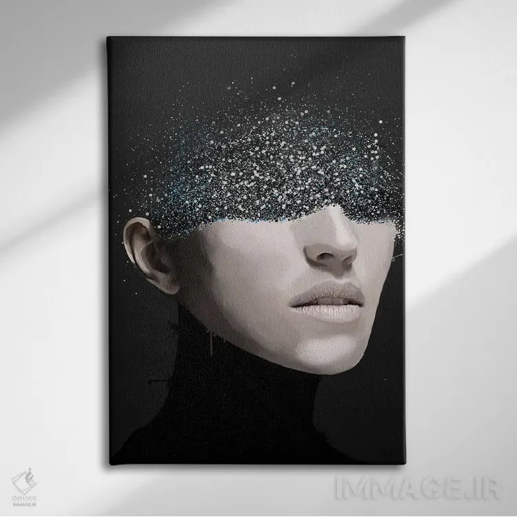 تابلو مدرن انتزاعی VIII اثر مارسیا آلک - نمای روبهرو روی دیوار