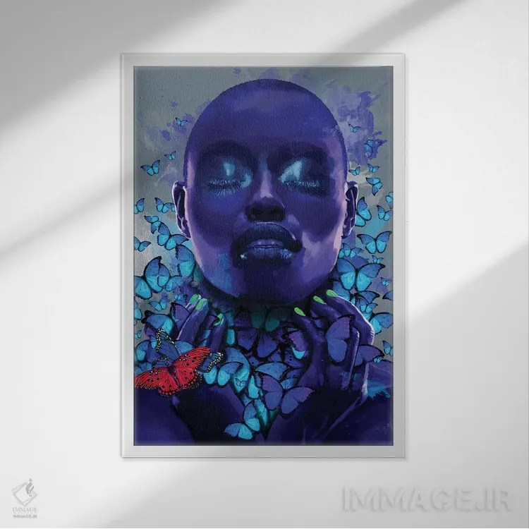 تابلو مدرن زیبایی سیاه V اثر مارسیا آلک - نمای قابدار سفید