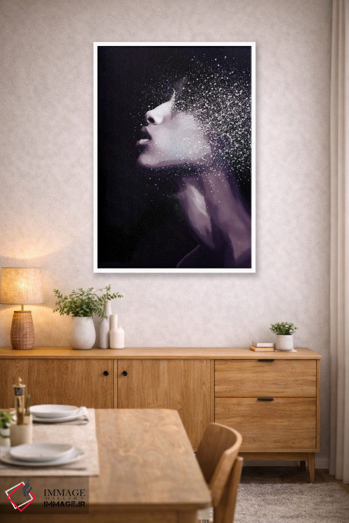 تابلو مدرن زیبایی سیاه XVI اثر مارسیا آلک - D4W