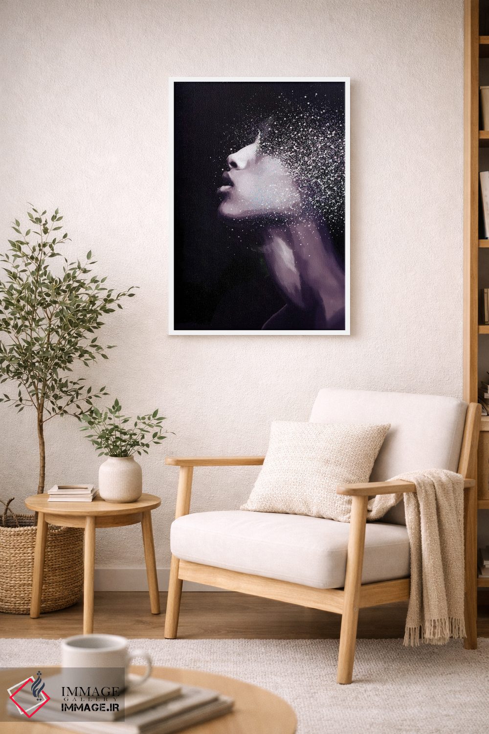 تابلو مدرن زیبایی سیاه XVI اثر مارسیا آلک - D5W