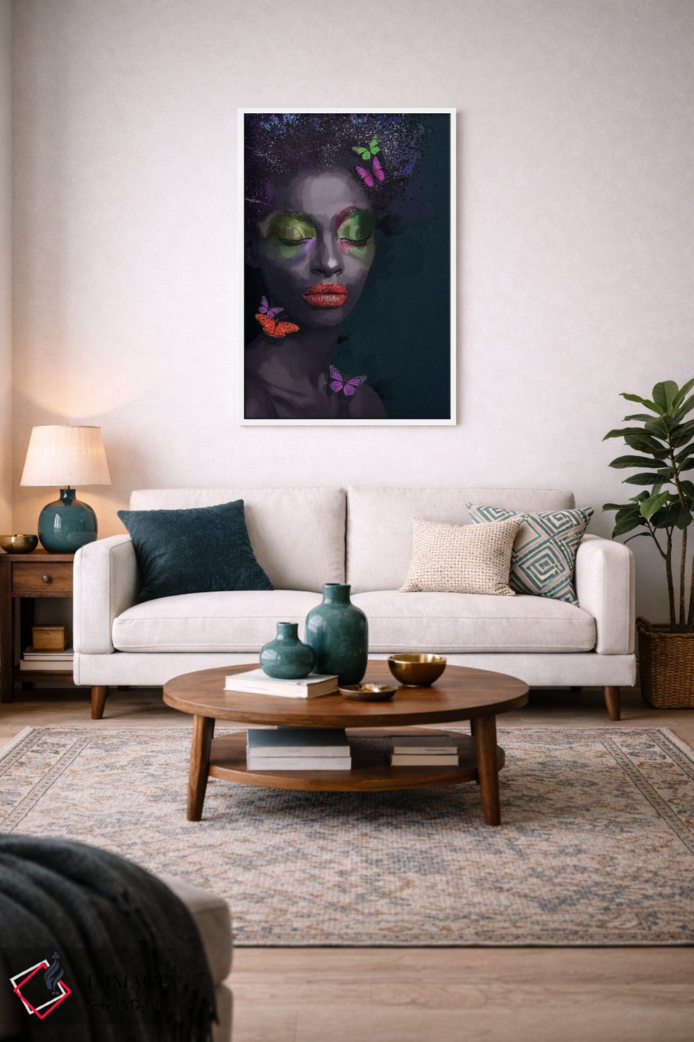 تابلو مدرن زیبایی سیاه IX اثر مارسیا آلک - D2W