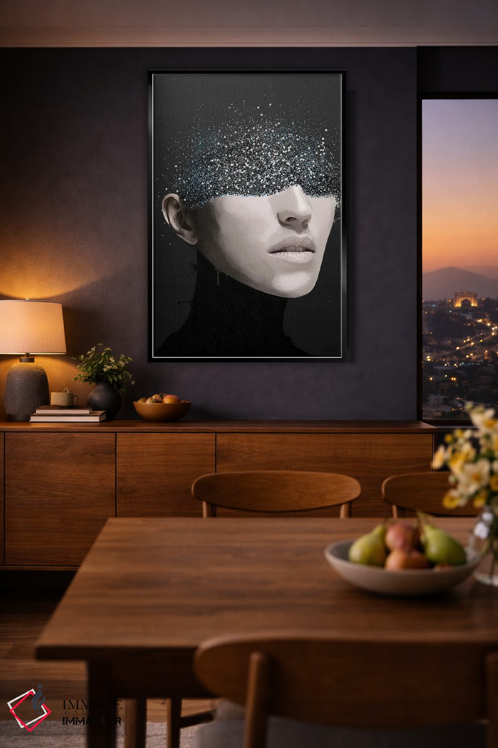 تابلو مدرن انتزاعی VIII اثر مارسیا آلک - D1B