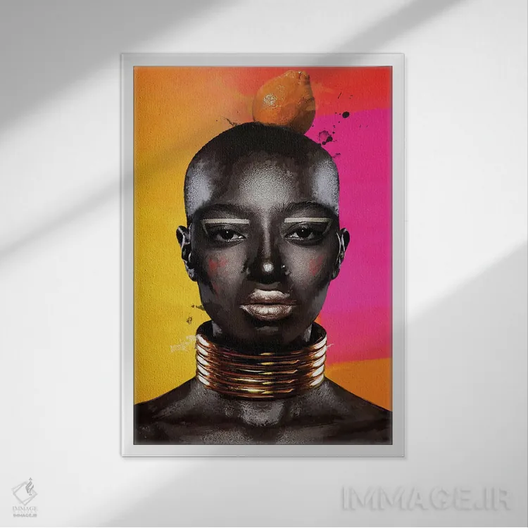 تابلو مدرن رنگ شماره III اثر مارسیا آلک - نمای قابدار سفید