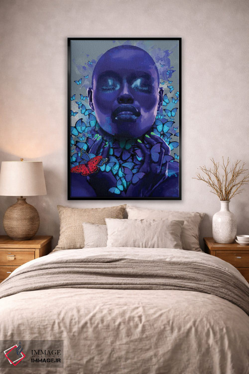 تابلو مدرن زیبایی سیاه V اثر مارسیا آلک - D1B