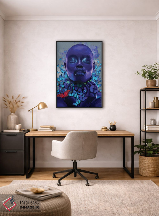 تابلو مدرن زیبایی سیاه V اثر مارسیا آلک - D4B