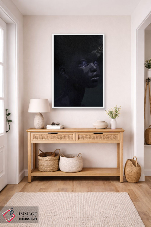 تابلو مدرن زیبایی سیاه XVII اثر مارسیا آلک - D5W