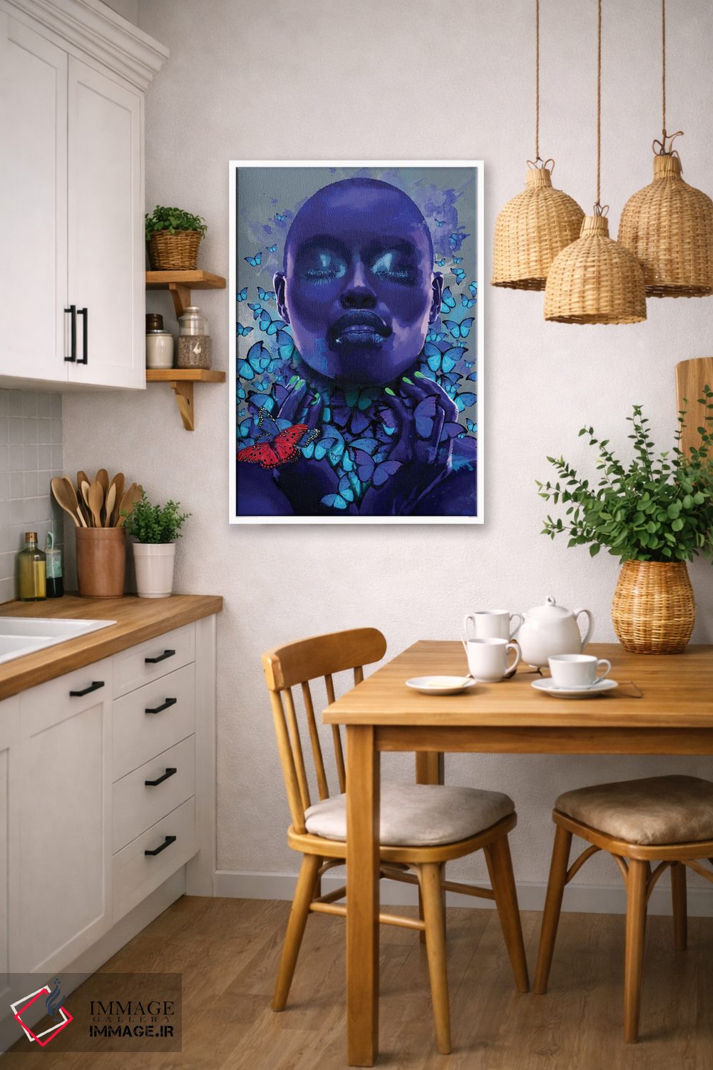 تابلو مدرن زیبایی سیاه V اثر مارسیا آلک - D6W