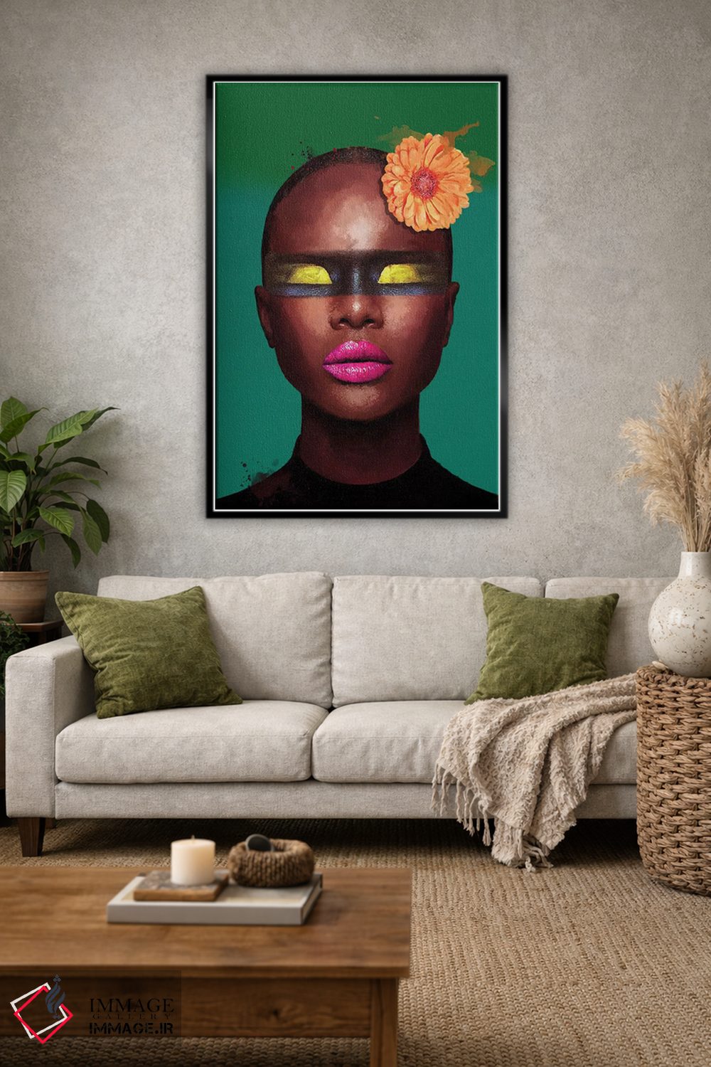 تابلو مدرن رنگ شماره II اثر مارسیا آلک - D1B