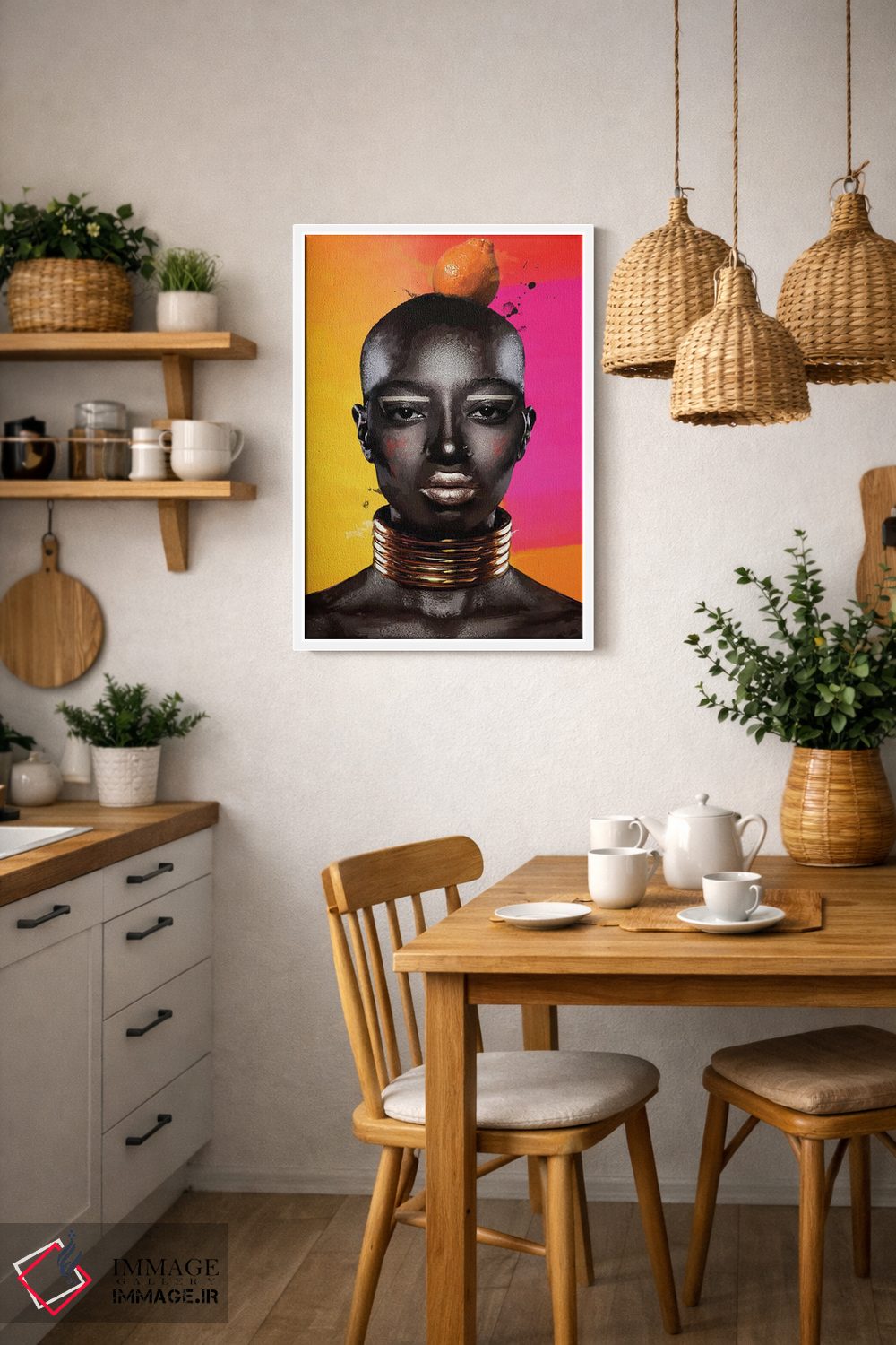 تابلو مدرن رنگ شماره III اثر مارسیا آلک - D4W