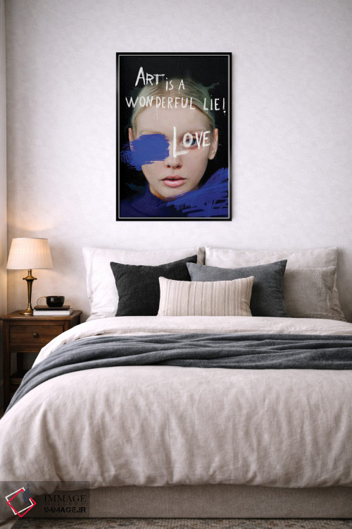 تابلو مدرن چهره شماره LV اثر مارسیا آلک - D5B