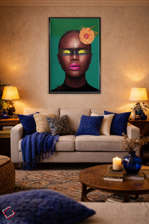 تابلو مدرن رنگ شماره II اثر مارسیا آلک - D5B