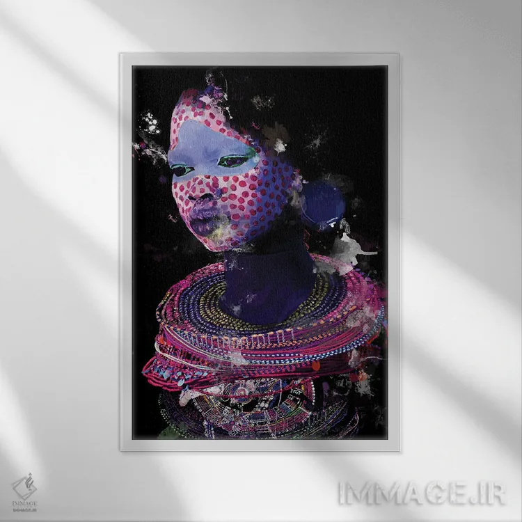 تابلو مدرن زیبایی اصیل XVI اثر مارسیا آلک - نمای قابدار سفید