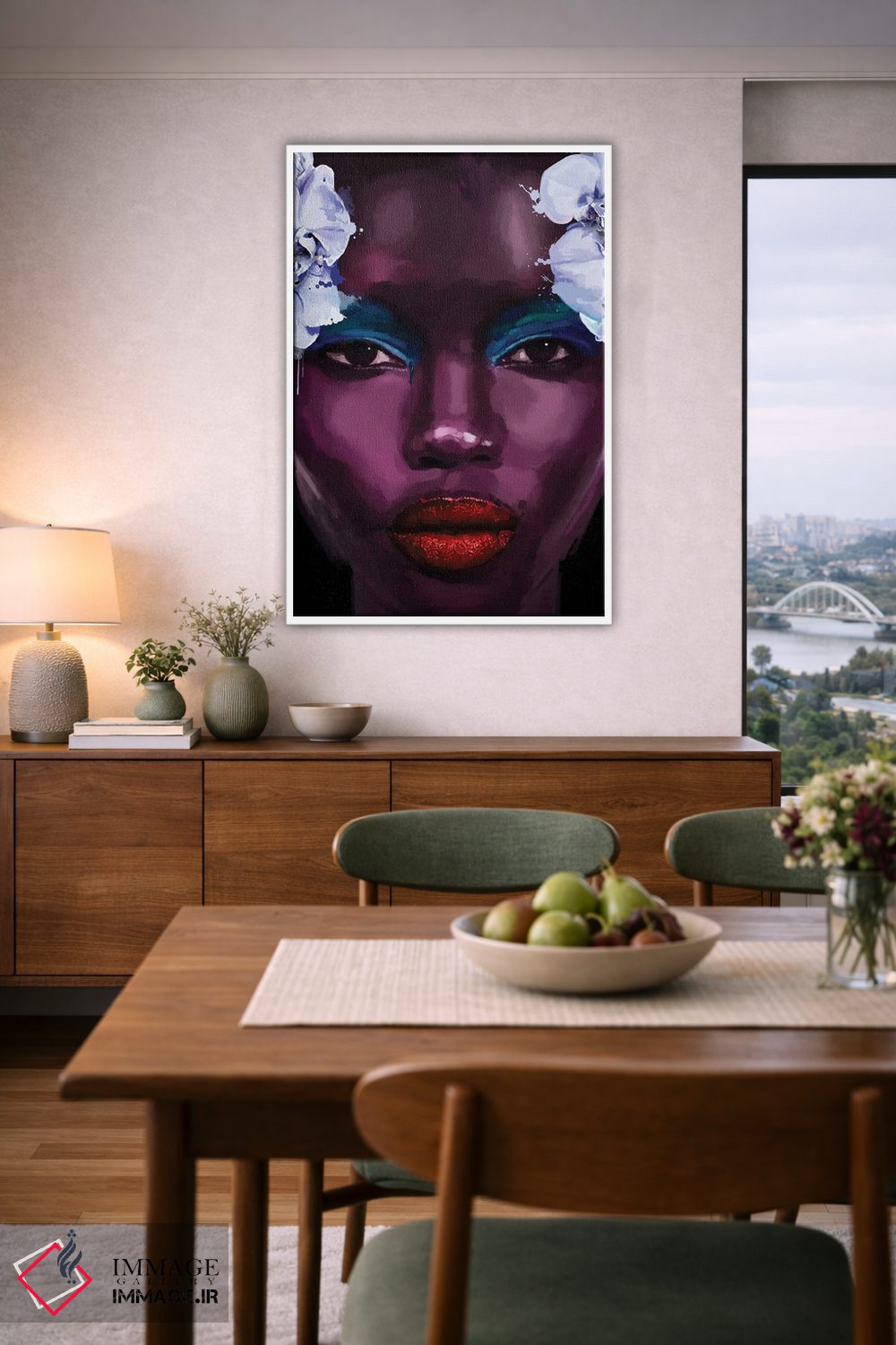 تابلو مدرن قومیت ها III اثر مارسیا آلک - D5W