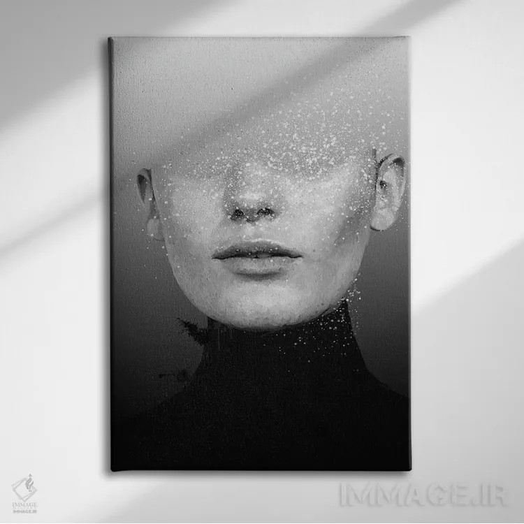 تابلو مدرن انتزاعی XIV اثر مارسیا آلک - نمای روبهرو روی دیوار