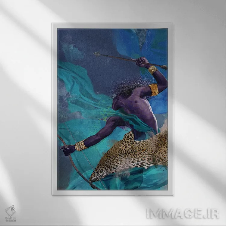 تابلو مدرن زیبایی مقدس اثر مارسیا آلک - نمای قابدار سفید