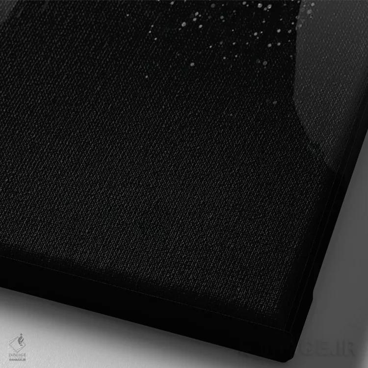 تابلو مدرن انتزاعی XIV اثر مارسیا آلک - نمای نزدیک بافت بوم