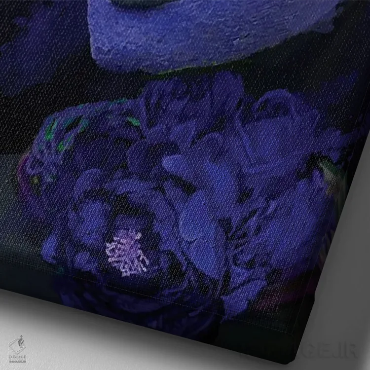 تابلو مدرن قبیله ها XXVII اثر مارسیا آلک - نمای نزدیک بافت بوم