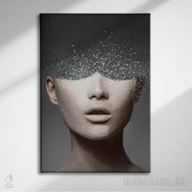 تابلو مدرن انتزاعی XV اثر مارسیا آلک - نمای روبهرو روی دیوار