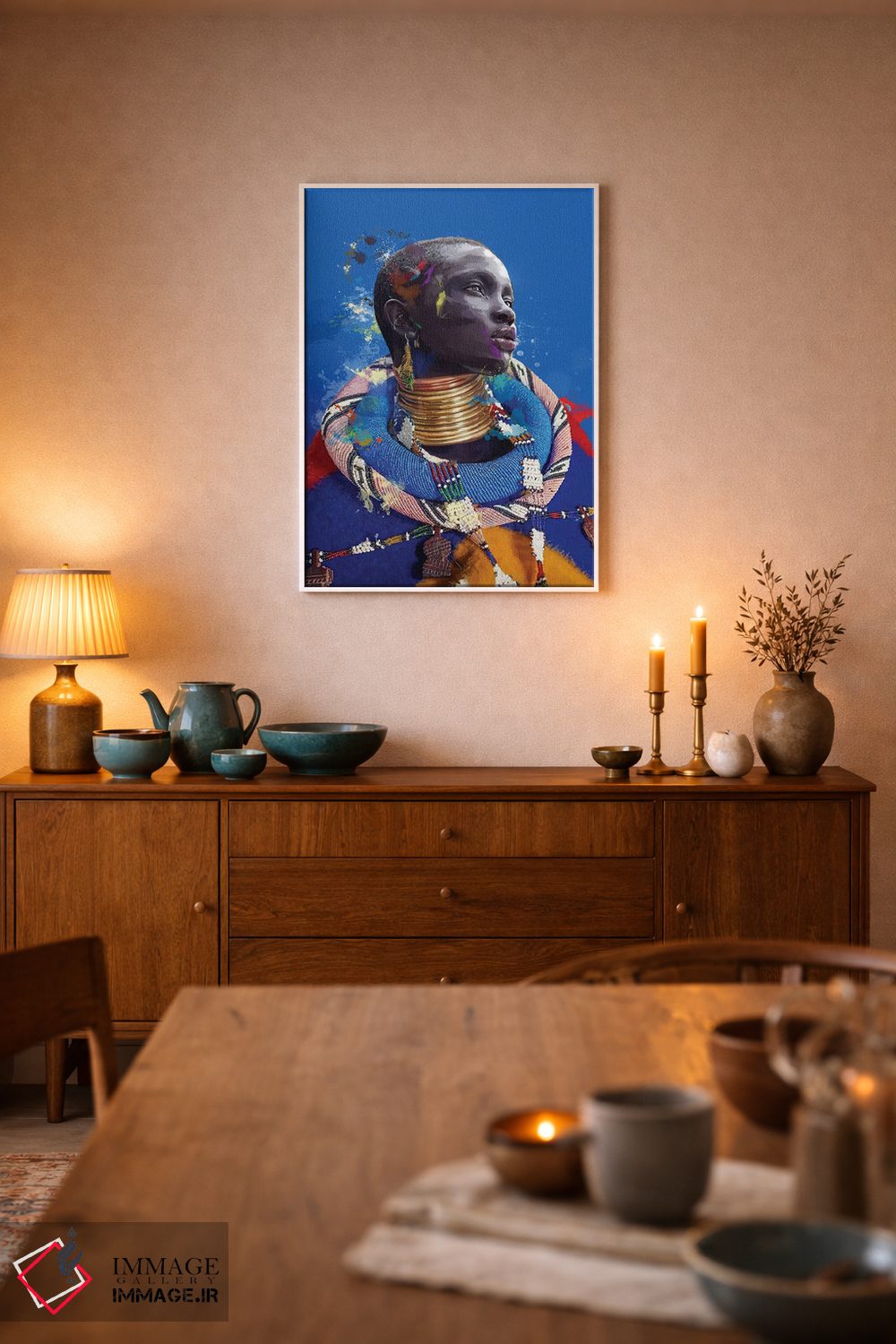 تابلو مدرن قبیله ها XXVI اثر مارسیا آلک - D6W