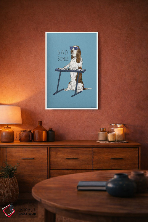 تابلو مدرن آوازهای غمگین اثر مارتینا اسکات - D3W